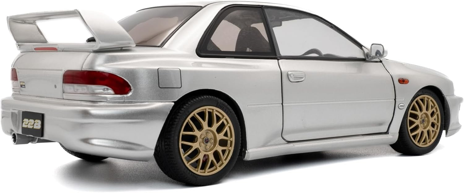 Subaru Impreza 22B 1998 Silver Metallic 1:18 - 88231