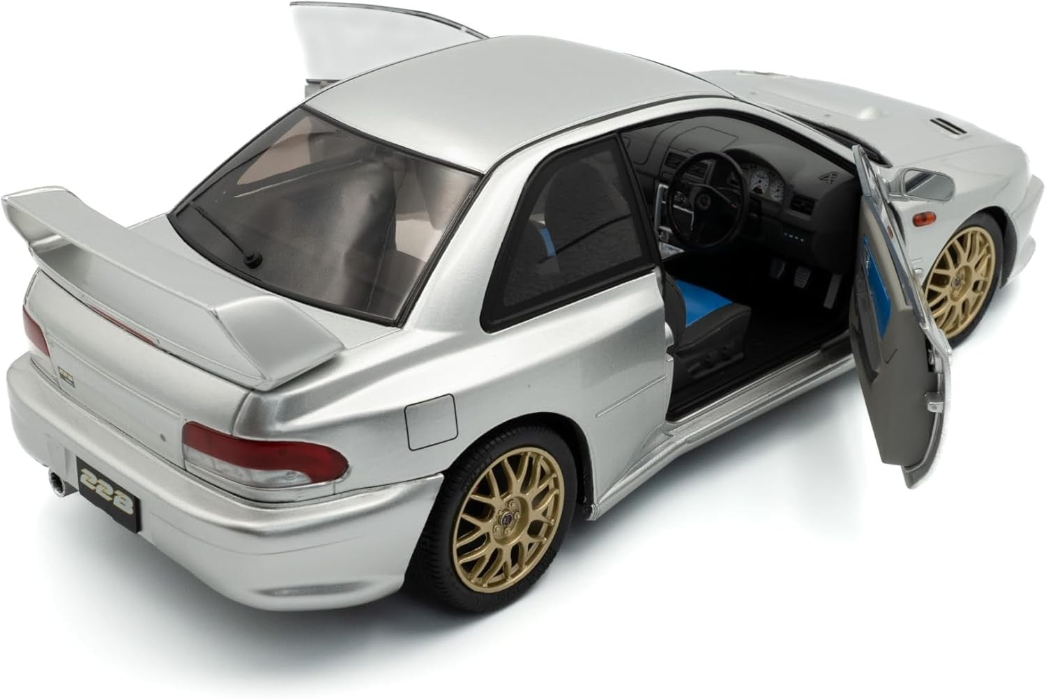 Subaru Impreza 22B 1998 Silver Metallic 1:18 - 88235