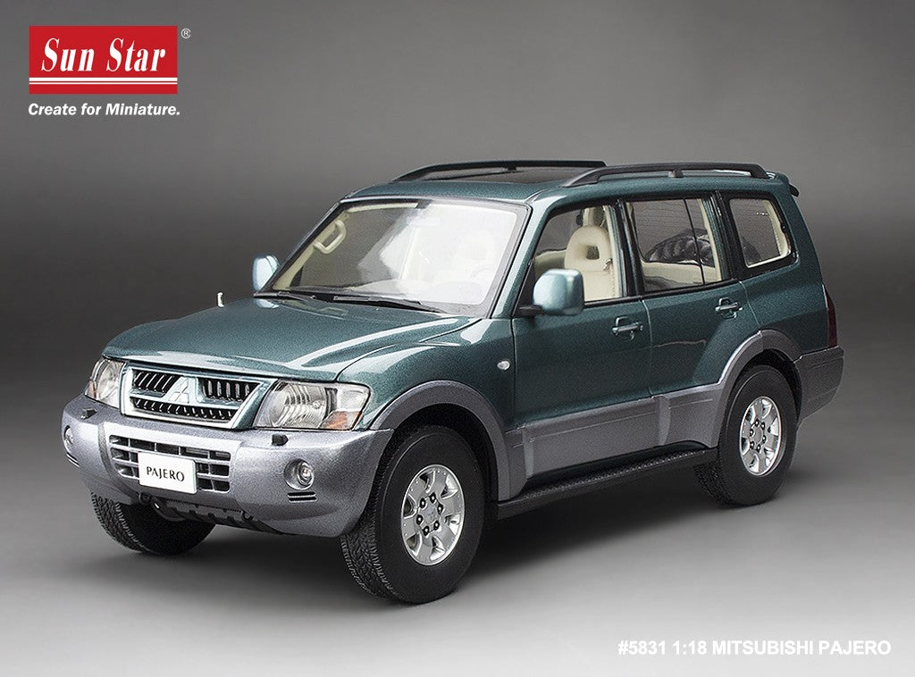 Mitsubishi Pajero 3.5L V6 (V73) 2006 Green Metallic 1:18 - 88236