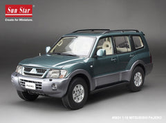 Mitsubishi Pajero 3.5L V6 (V73) 2006 Green Metallic 1:18 - 88236