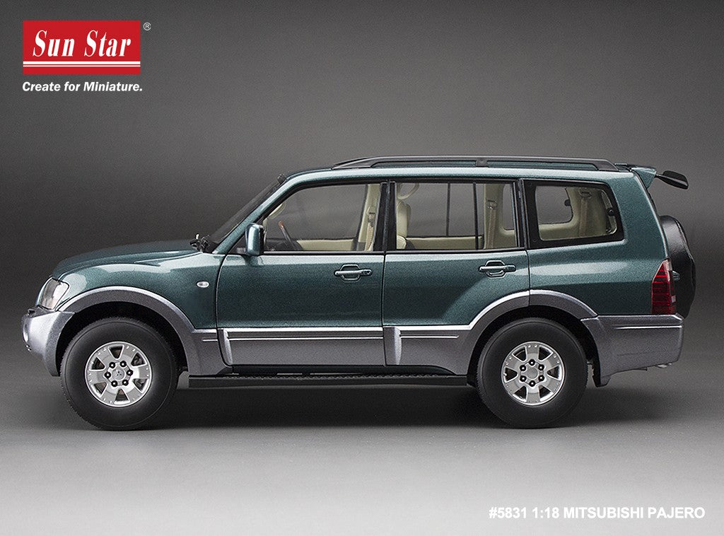 Mitsubishi Pajero 3.5L V6 (V73) 2006 Green Metallic 1:18 - 88239