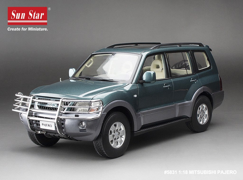 Mitsubishi Pajero 3.5L V6 (V73) 2006 Green Metallic 1:18 - 88251
