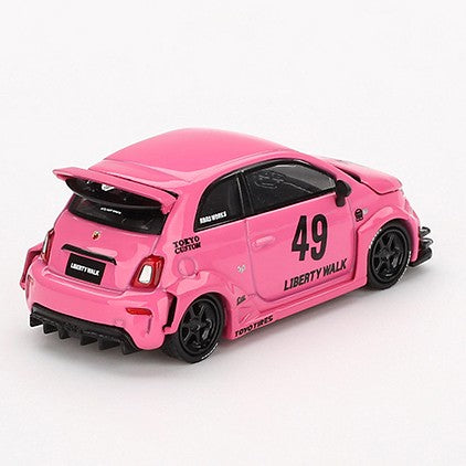 Abartth 595 LB-WORKS x Abas Works Pink 1:64 - 88322