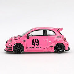 Abartth 595 LB-WORKS x Abas Works Pink 1:64 - 88323
