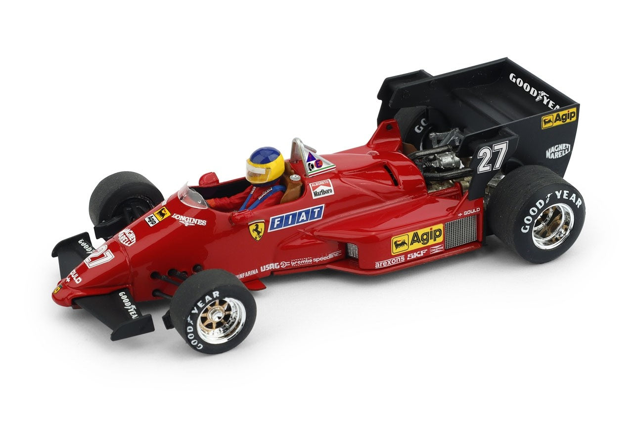 Ferrari 126 C4 1984 Michele Alboreto Winner Belgium Gp with driver 1:43 - 88326