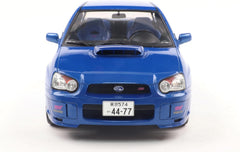 Subaru Impreza WRX STI 2003 sonic blue 1:18 Solido - 88521