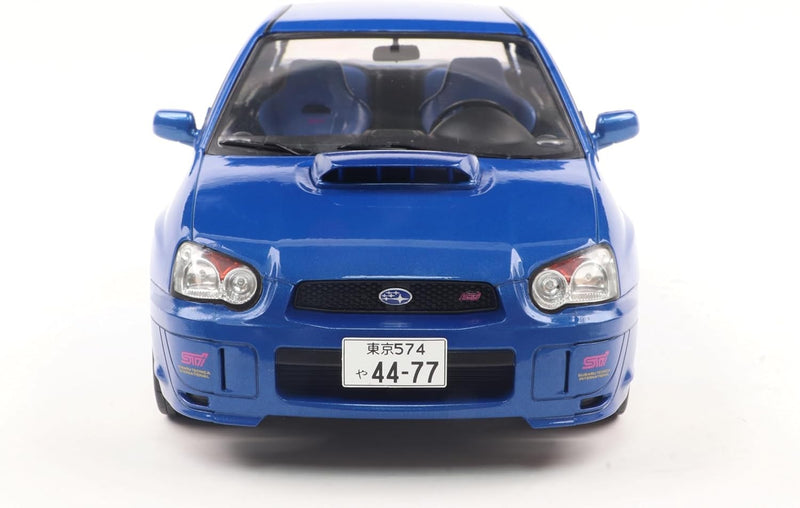 Subaru Impreza WRX STI 2003 sonic blue 1:18 Solido - 88521