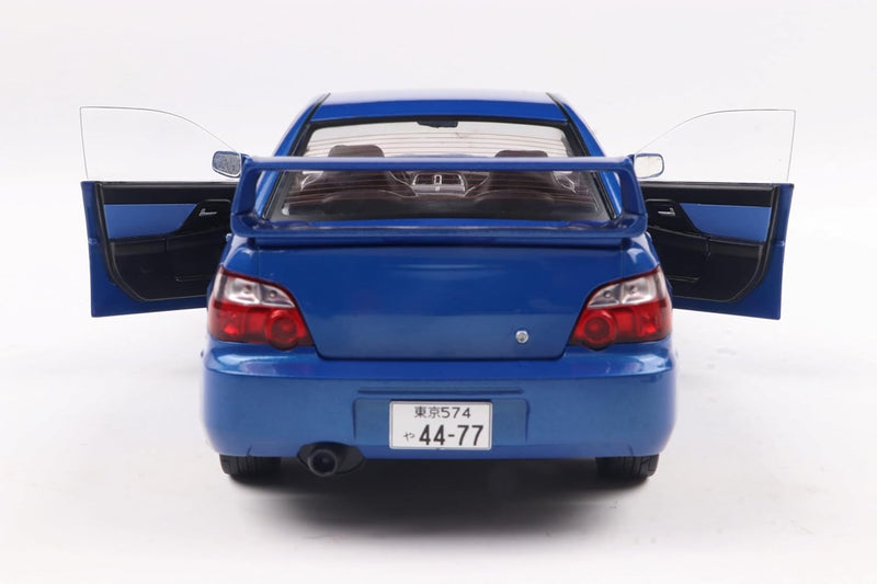 Subaru Impreza WRX STI 2003 sonic blue 1:18 Solido - 88523