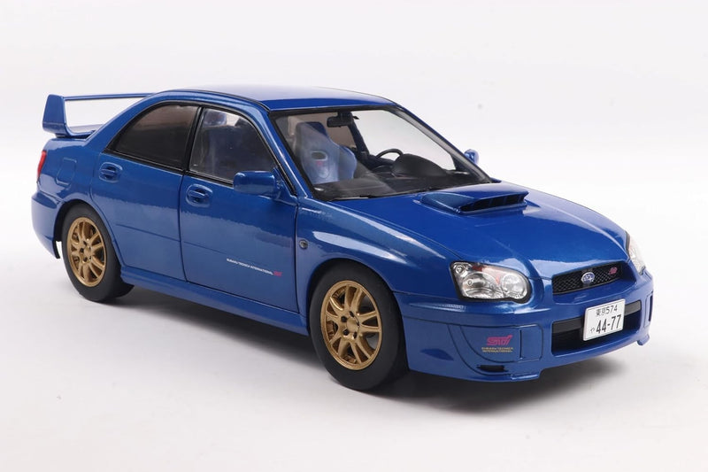 Subaru Impreza WRX STI 2003 sonic blue 1:18 Solido - 88524