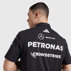 Mercedes-AMG Petronas F1 2025 Team Polo Adidas Black - 88552