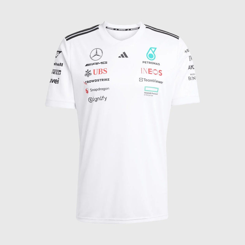 Mercedes-AMG Petronas F1 2025 Team T-Shirt Adidas White - 88568