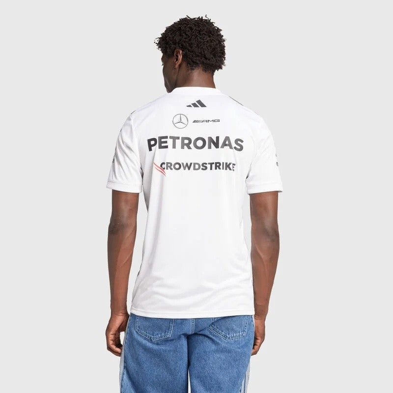 Mercedes-AMG Petronas F1 2025 Team T-Shirt Adidas White - 88571