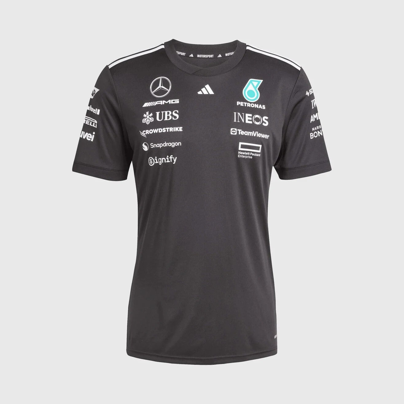 Mercedes-AMG Petronas F1 2025 Team T-Shirt Adidas Black - 88578