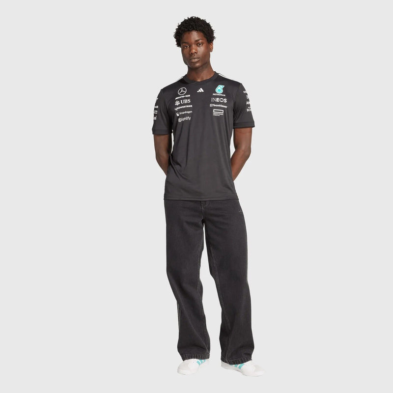 Mercedes-AMG Petronas F1 2025 Team T-Shirt Adidas Black - 88581