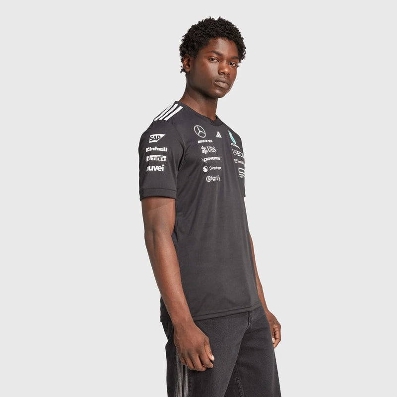 Mercedes-AMG Petronas F1 2025 Team T-Shirt Adidas Black - 88582