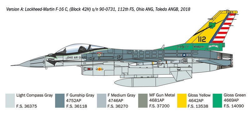 F-16C Fighting Falcon War Thunder Kit 1:48 - 88585