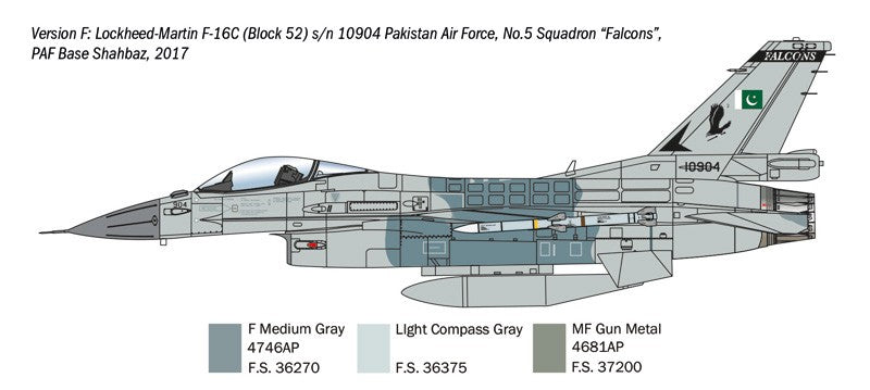 F-16C Fighting Falcon War Thunder Kit 1:48 - 88587