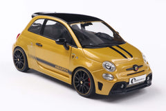 Fiat F595 Abarth 2024 Solido Works Yellow Metallic - Black 1:18 - 88629