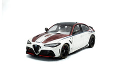 Alfa Romeo Giulia GTA 2023 White-Red 1:18 - 88696