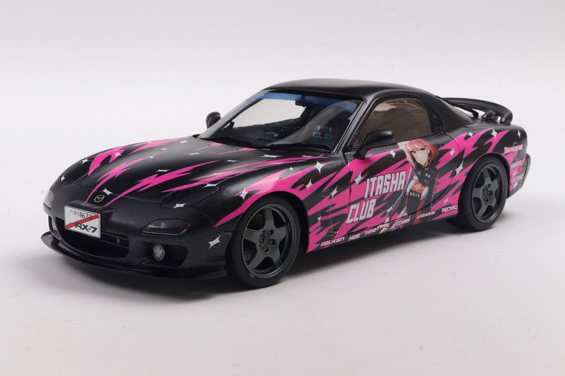 Mazda RX7 (FD3) RS Solido Works Itasha Club pink - black 1:18 - 88720