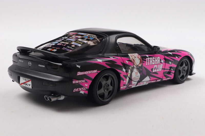 Mazda RX7 (FD3) RS Solido Works Itasha Club pink - black 1:18 - 88723