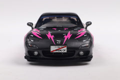 Mazda RX7 (FD3) RS Solido Works Itasha Club pink - black 1:18 - 88726