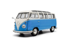 Volkswagen T1 Samba Minibus 1962 Light Blue White 1:18 - 88856