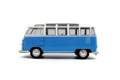 Volkswagen T1 Samba Minibus 1962 Light Blue White 1:18 - 88857