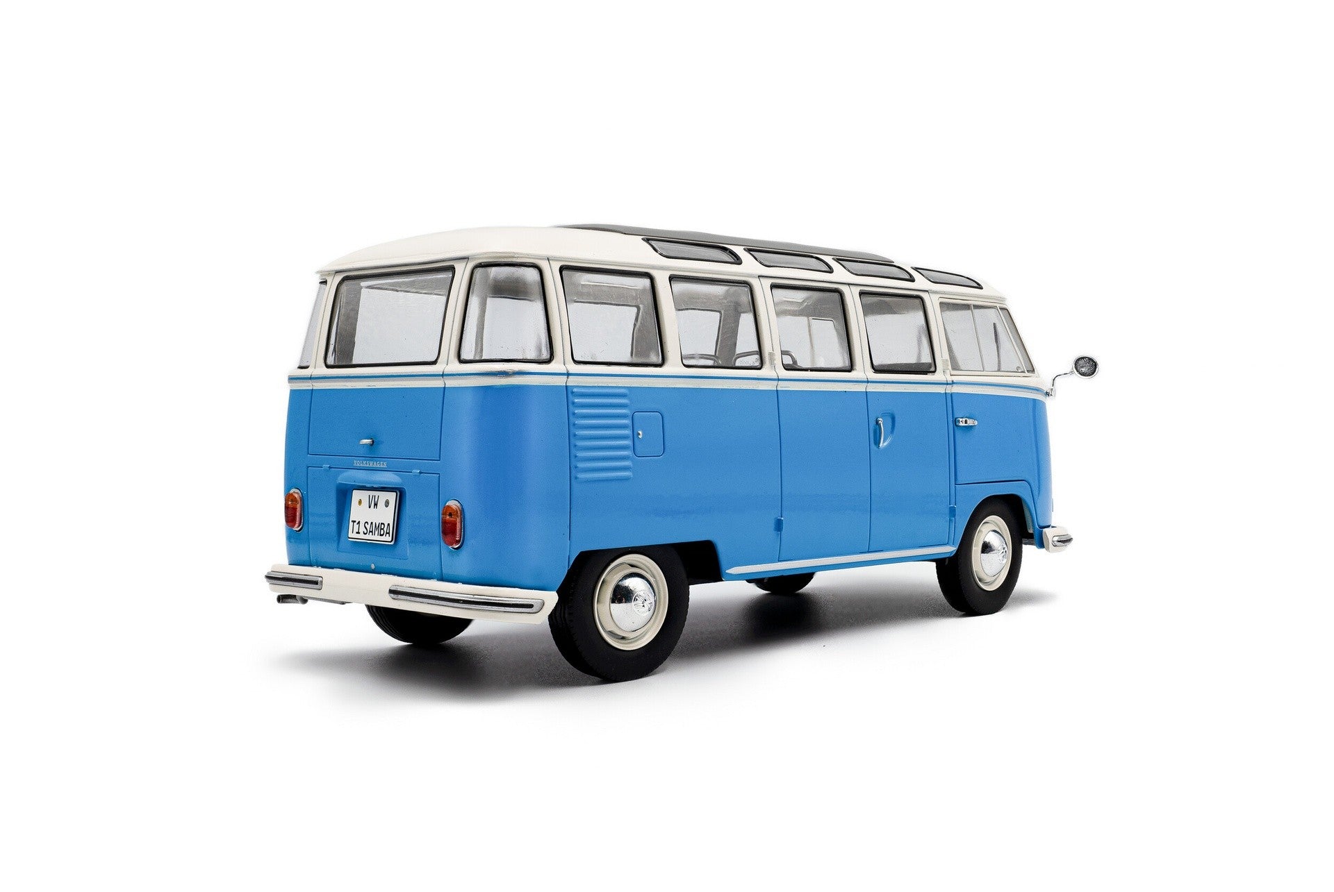 Volkswagen T1 Samba Minibus 1962 Light Blue White 1:18 - 88859