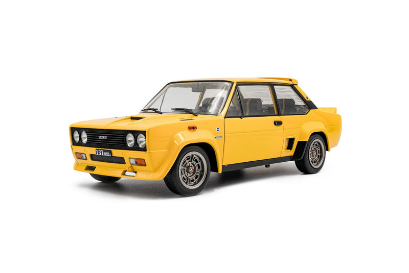 Fiat 131 Abarth 1980 Yellow 1:18 - 88872