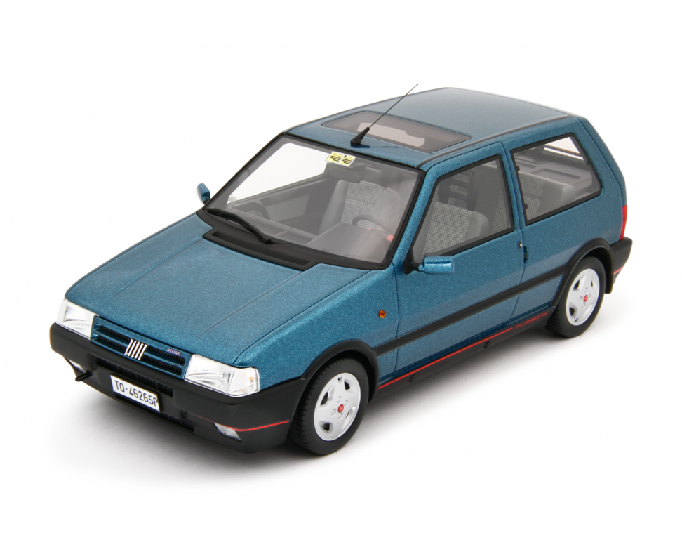 Fiat Uno Turbo i.e. 1.4 1990 Blu Delphy 1:18 - 88906