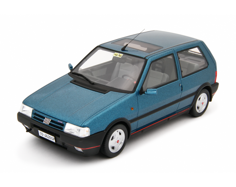 Fiat Uno Turbo i.e. 1.4 1990 Blu Delphy 1:18 - 88906