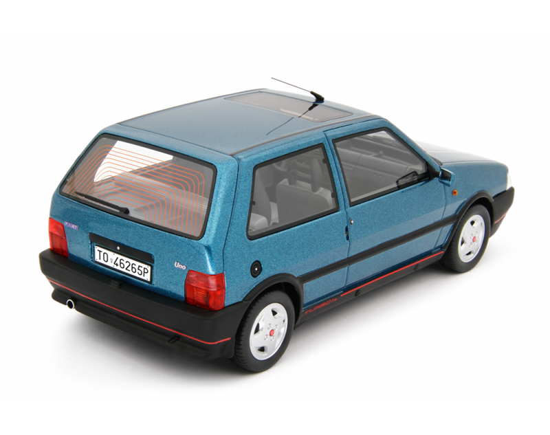 Fiat Uno Turbo i.e. 1.4 1990 Blu Delphy 1:18 - 88907