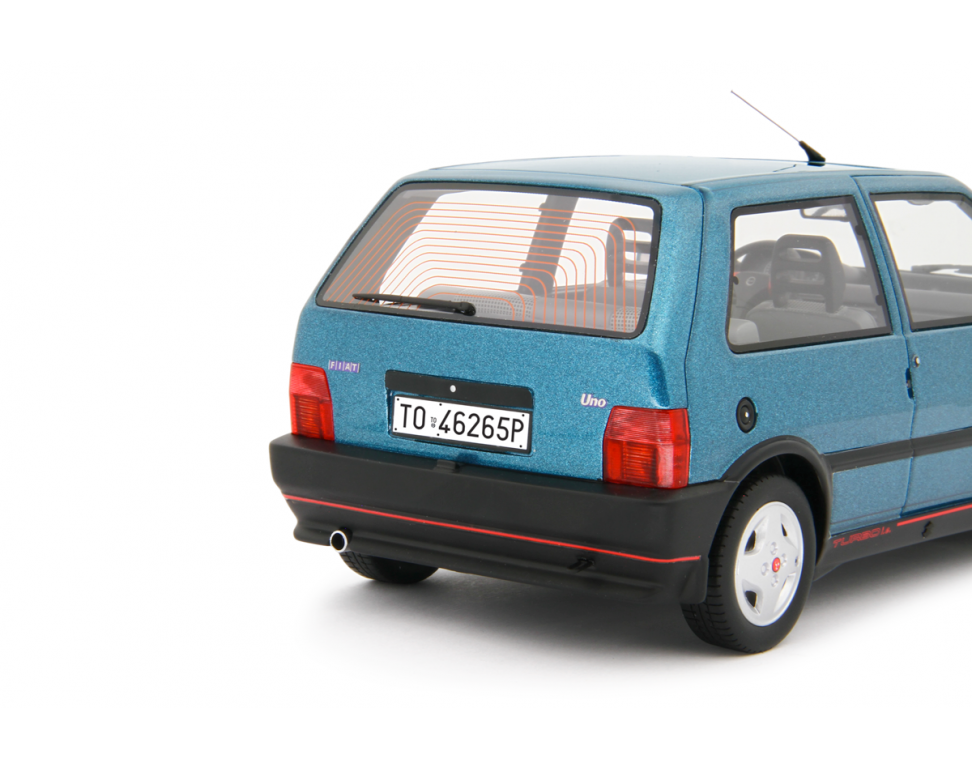 Fiat Uno Turbo i.e. 1.4 1990 Blu Delphy 1:18 - 88909
