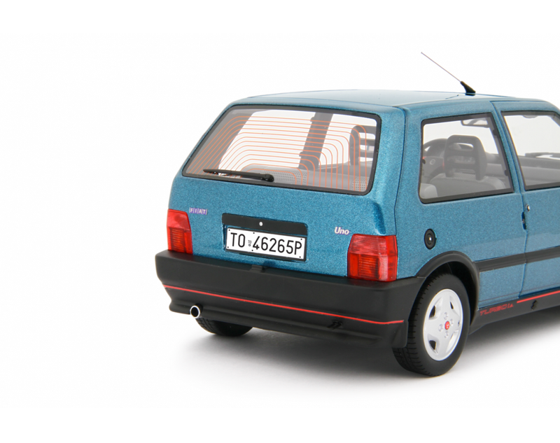Fiat Uno Turbo i.e. 1.4 1990 Blu Delphy 1:18 - 88909