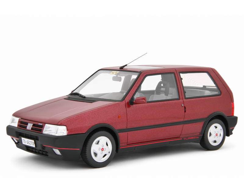 Fiat Uno Turbo i.e. 1.4 1990 Rosso Shiraz 1:18 - 88973