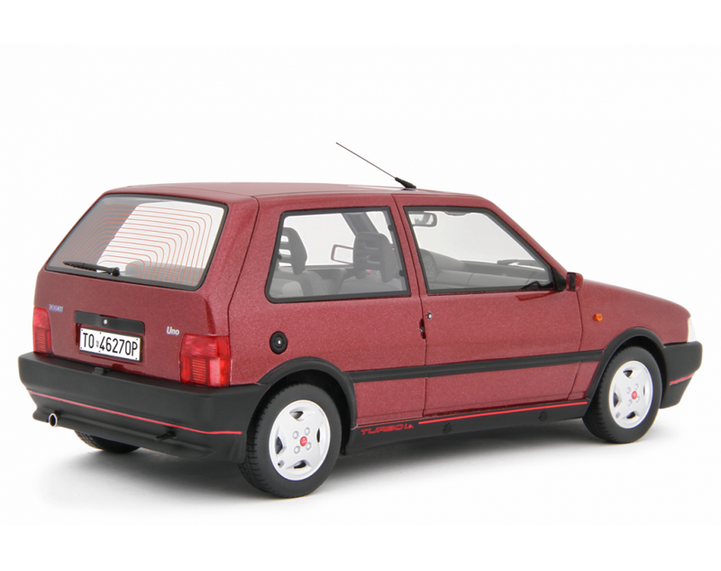 Fiat Uno Turbo i.e. 1.4 1990 Rosso Shiraz 1:18 - 88974