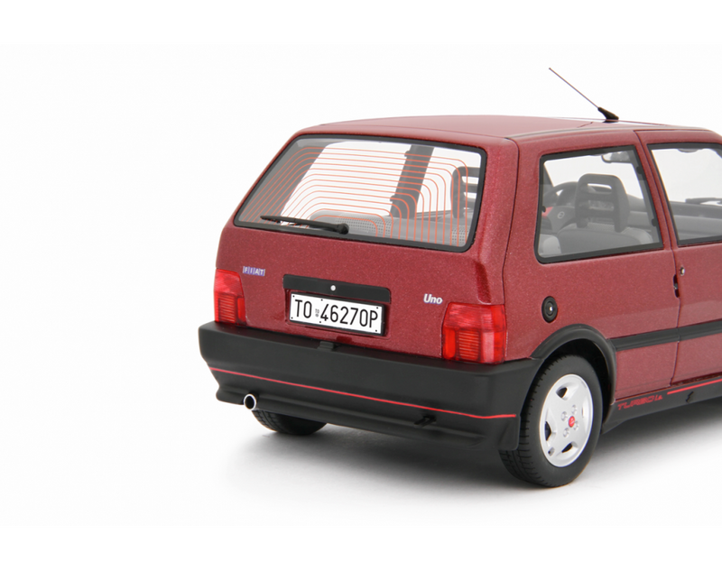 Fiat Uno Turbo i.e. 1.4 1990 Rosso Shiraz 1:18 - 88979