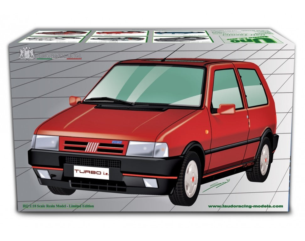 Fiat Uno Turbo i.e. 1.4 1990 Rosso Shiraz 1:18 - 88982