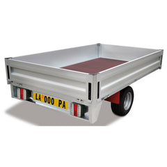 Porta targa ripetitrice per rimorchi 500x115 mm - 88998