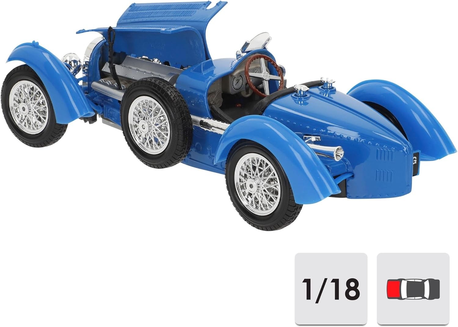 Bugatti Type 59 anno 1934 Blu 1:18 - 89003