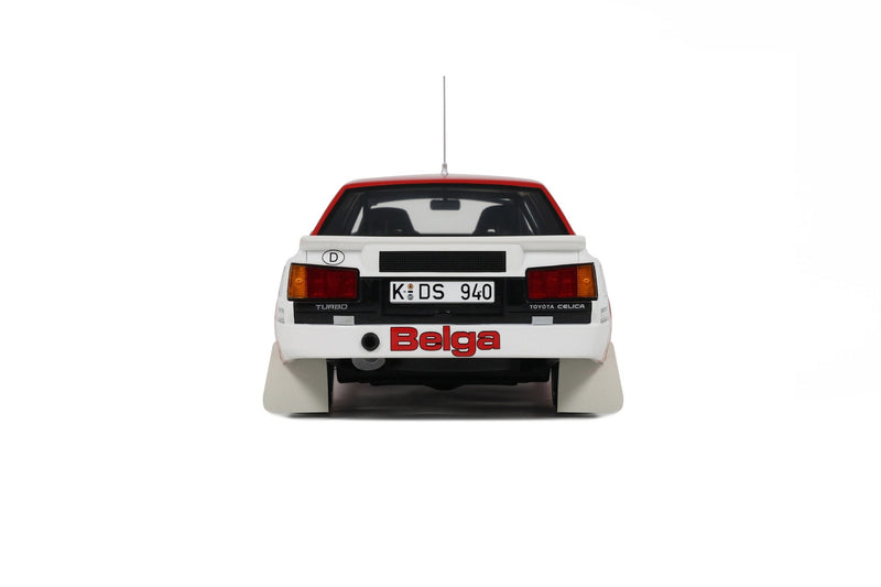Toyota Celica Twin Cam Tutbo Team Belga 1985 Rally Haspengouw J. Kankkunen - F. Gallagher 1:18 - 89116
