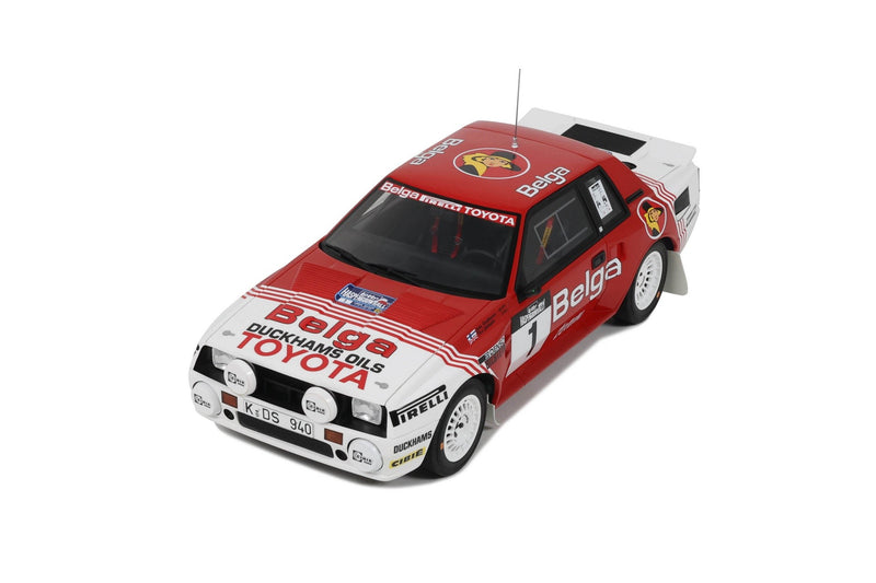 Toyota Celica Twin Cam Tutbo Team Belga 1985 Rally Haspengouw J. Kankkunen - F. Gallagher 1:18 - 89118
