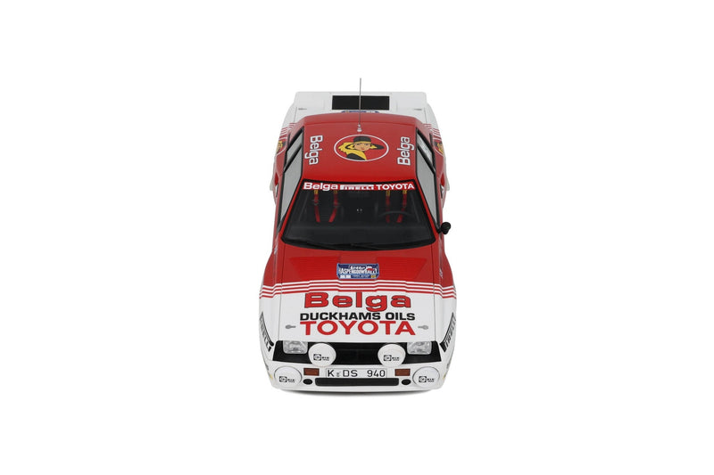 Toyota Celica Twin Cam Tutbo Team Belga 1985 Rally Haspengouw J. Kankkunen - F. Gallagher 1:18 - 89119