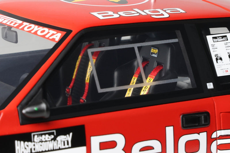 Toyota Celica Twin Cam Tutbo Team Belga 1985 Rally Haspengouw J. Kankkunen - F. Gallagher 1:18 - 89121