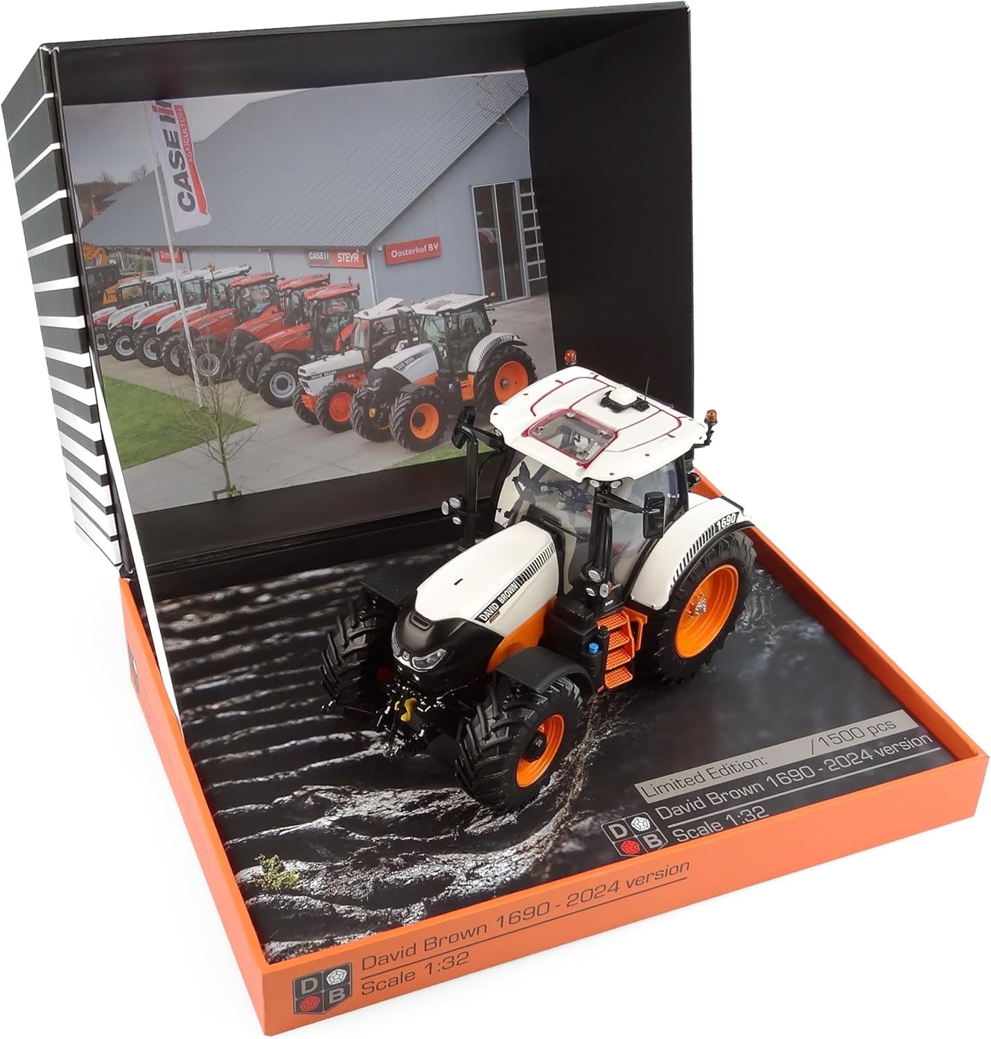 David Brown 1690 Trattore 2024 Case 1394 4WD Diecast 1:32 - 89132