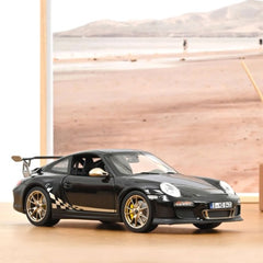 Porsche 911 (997.2) GT3 RS 2009 Black - Gold 1:18 - 89179