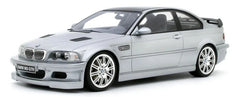 BMW M3 E46 M3 GTR Coupè 2001 Street Titan Silver Metallic 1:18 - 89218