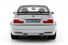 BMW M3 E46 M3 GTR Coupè 2001 Street Titan Silver Metallic 1:18 - 89221