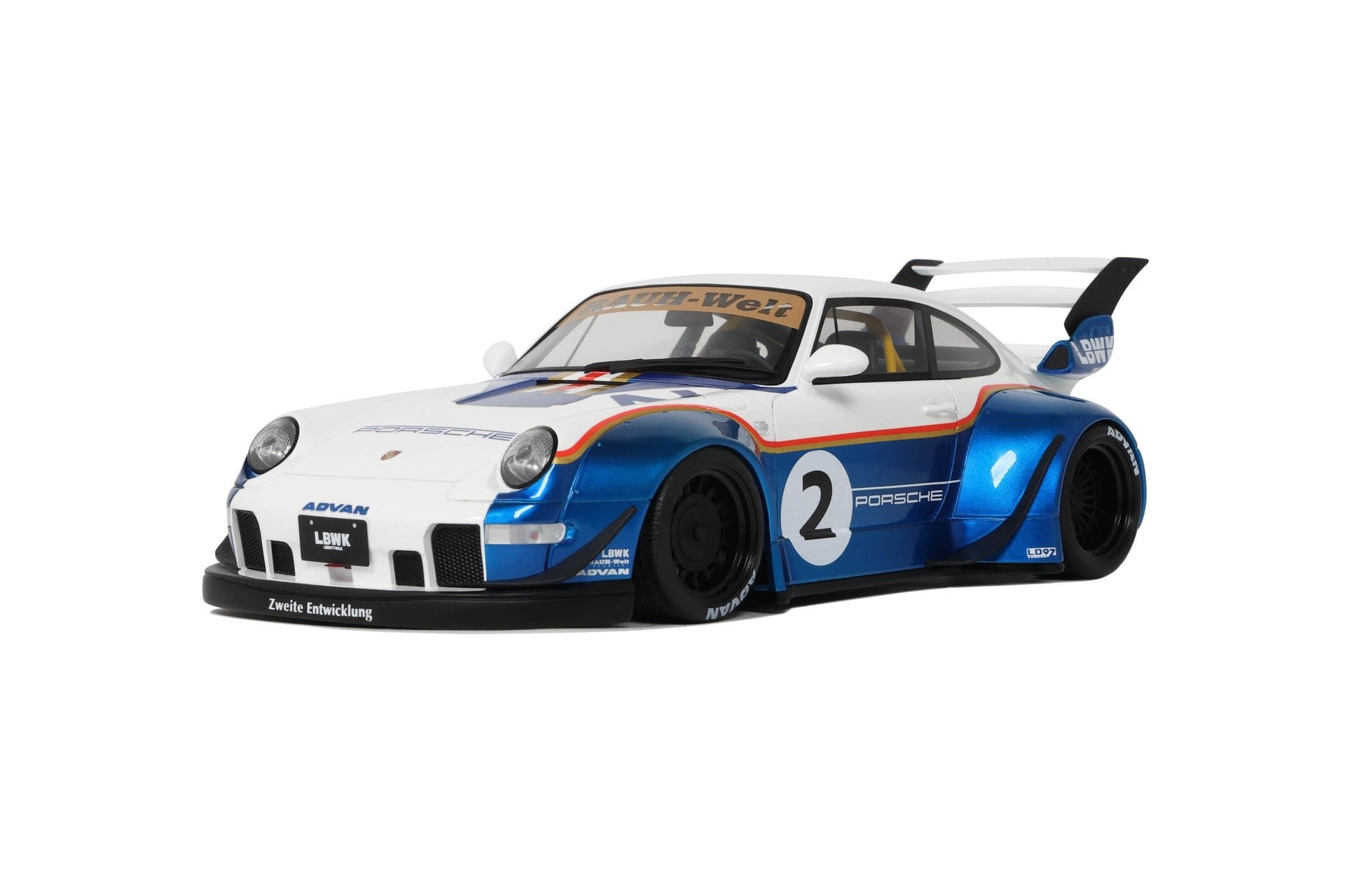 Porsche 911 (993) RWB 2023 Liberty Walk Blue 1:18 - 89233